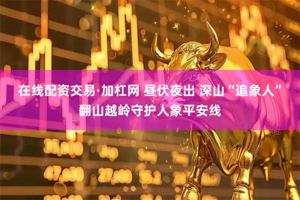 在线配资交易·加杠网 昼伏夜出 深山“追象人”翻山越岭守护人象平安线